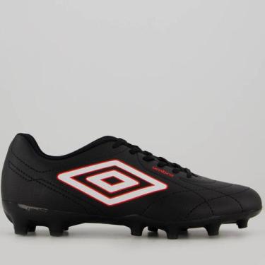 Imagem de Chuteira Umbro Class Footballer Campo Preta e Branca, 43