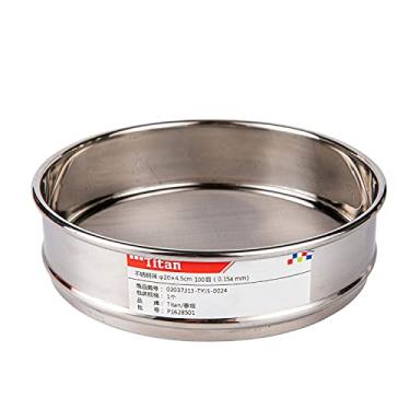 Imagem de ADAMAS-BETA Adamas-Beta Φ20×4,5Cm 100 Mesh 304 Peneiras De Laboratório De Aço Inoxidável Peneira De Teste Econômica 304 Pano De Arame De Aço Inoxidável (0,154 Mm)