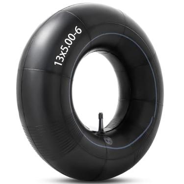 Imagem de GLDYTIMES Tubos internos de 13 x 5 a 15 cm, tubo de pneu de 5,00 a 6 com haste de válvula reta TR13 adequado para quadriciclos de sujeira de barbear, cortadores de grama, sopradores de neve,
