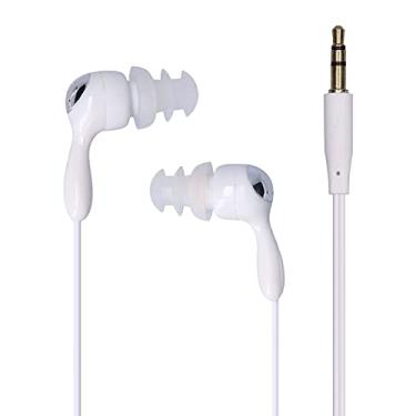 Imagem de Fones de Ouvido à Prova D'água, Estilo de Ouvido de Condução óssea Com Tampões de Ouvido Substituíveis para Natação, Corrida, Surfe, Preto (Branco)