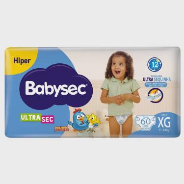 Imagem de Fralda baby sec ultra hiper xg com 60 unidades