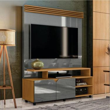 Imagem de Home Para Tv Balneário Cinza Perolizado Tauari