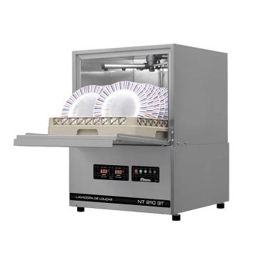 Imagem de Máquina de lavar louça nt-210 3t (ciclo) por hora com porta frontal 220 v trifásico