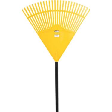 Imagem de Vassoura Plástica Para Grama 26 Dentes Com Cabo 6 Pçs Vonder