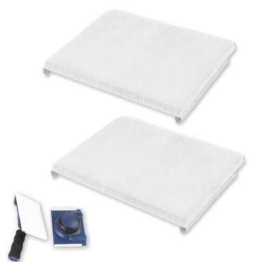 Imagem de Almofadas de substituição para afiador de tinta, 2 refis de almofada para substituição de borda, almofadas de acabamento de tinta para ferramenta de corte de tinta para paredes, tetos, cantos e