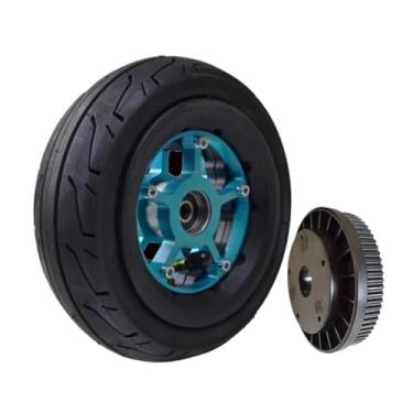 Imagem de oshhni Cubo de Roda para Scooter, Peças de Substituição, de Amortecimento, Instalação para Adultos, Roda traseira azul