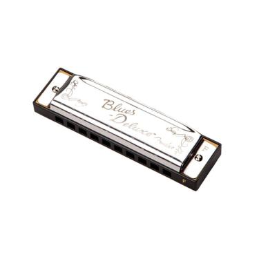 Imagem de Gaita Fender Blues Deluxe Harmonica F Com Estojo