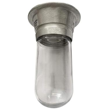 Imagem de OCS Parts Iluminação Para Exaustor De Cozinha Comercial E Refrigerador Walk-In, Luminária, Globo, Lâmpada Led E Proteção De Fio (Luminária)