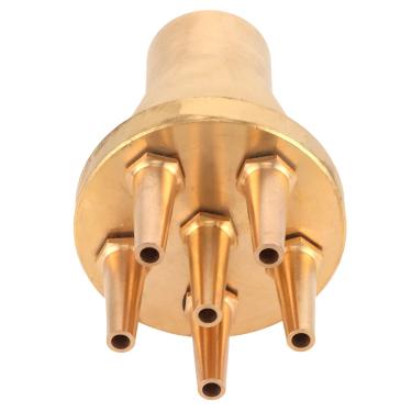 Imagem de Pulverizador de tinta g1in dn25 feminina feminina lixo de bronze cápita de spray para panorâmica de jardim instalação fácil material de latão durável