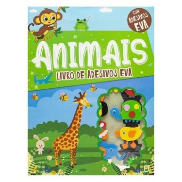 Imagem de Livro Com Adesivos Em Eva: Animais