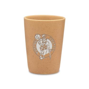 Imagem de Rico Industries NBA Basketball Boston Celtics Sand 59 ml Copo de tiro de cerâmica para fãs, gravado a laser em vidro de dose única colorido moderno