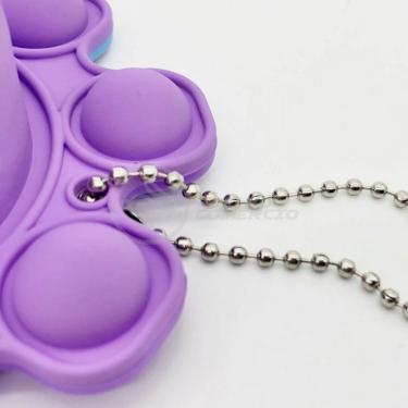 Imagem de Chaveiro Polvo Reversível Pop It Anti Stress Silicone