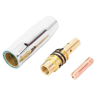 Imagem de Acessórios de Soldagem, Acessórios Mig Welder 15AK Bicos de Pistola de Soldagem de Soldagem 10pcs Bocais de Pistola de Soldagem + 10pcs Dicas + 10pcs Dicas de Soldagem do Bico de