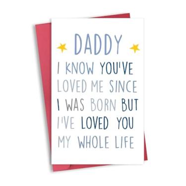 Imagem de Daddys Fathers Day Birthday Gifts for Father Daddy I've Loved You My Whole Life Card for Dad Birthday Gift Card for Daddy Dad Gifts from Daughter Son Daddys Dads I Love You Gift for Fathers