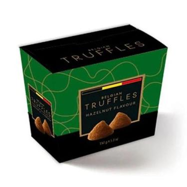 Imagem de Trufas Belgian Truffles Com Pó de Cacau Sabor Avelã 150g
