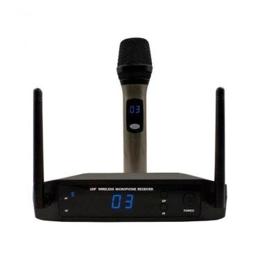 Imagem de Sistema De Microfone Sem Fio Leson Ls-906 Preto