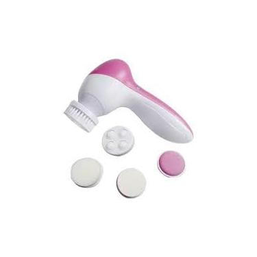Imagem de Escova de Limpeza Facial Giratória com Massageador, Resistente à Água, Acessórios Intercambiáveis