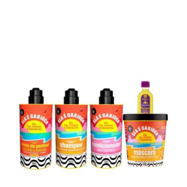 Imagem de Kit Lola Ela é Carioca Shampoo + Condicionador + Mascara + Cpp 4ABC + 