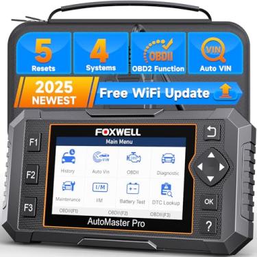 Imagem de Leitor de código FOXWELL 2024 NT614 Elite OBD2, ferramenta de diagnóstico, scanner ABS de transmissão de airbag do motor para carro com sangramento ABS, calibração SAS, ferramenta de digitalização EPB