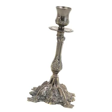 Imagem de Wswqop Castiçal Candelabro Castiçal Suporte Decorativo para Velas para Decoração de Festa, Ciano Antigo