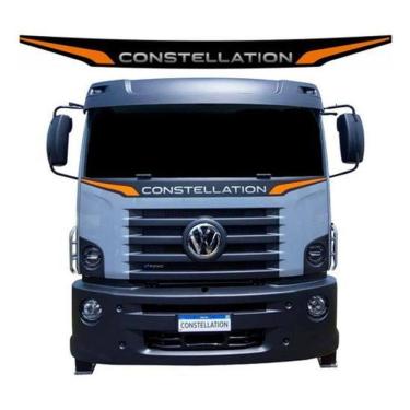 Imagem de Faixa Adesiva Constellation Caminhão 2023 Volkswagen Laranja