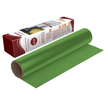 Imagem de Folha de vinil de transferência de calor verde claro regular Firefly Craft | Vinil HTV verde claro | Vinil verde claro sobre ferro para Cricut e Silhouette | Vinil prensado a calor para camisas - 30,48 cm x 50,8 cm