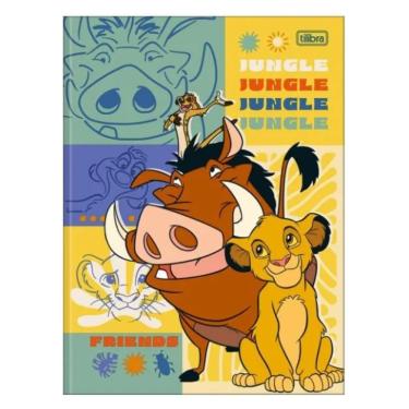 Imagem de Caderno Brochura Universitário A4 1 Matéria 80 Folhas Capa Dura Rei Leão Tilibra Estampa 4