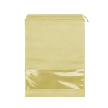 Imagem de Sacola para Sapatos 30 Unidades Visor Guardar Sapatos(Palha)