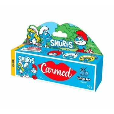 Imagem de Carmed Creme Hidratante Protetor Labial Smurfs 10g