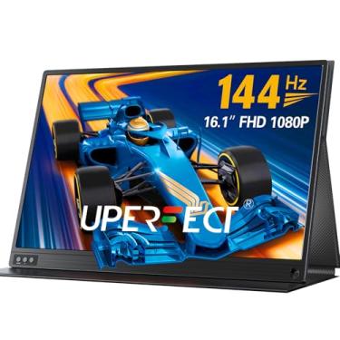 Imagem de Monitor Portátil UPERFECT, 16,1 Polegadas, 144Hz, Full HD 1080P, HDR, com Suporte VESA, Capa Inteligente