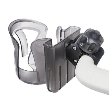 Imagem de Rrlihjgu Acessório de suporte de copo para carrinho de bebê | Acessório de suporte de copo de scooter elétrico, suporte de telefone 2 em 1 rotativo 360, acessórios para carrinho de bebê indispensáveis