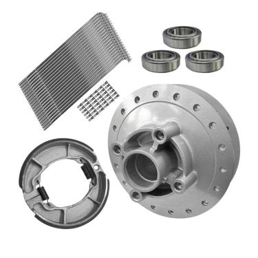 Imagem de Cubo Traseiro Titan Fan 125 2009 A 2015 Raio Lona Rolamento