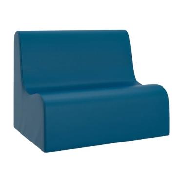 Imagem de Children's Factory Sofá de contorno médio, cadeiras infantis mistas e combinadas, sofás, otomanos e cubos de canto, cheio de espuma e resistente à água, assentos flexíveis para sala de aula primária