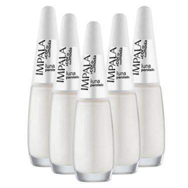 Imagem de Kit 5 Esmaltes Coleção A Cor da Sua Moda Cor Luna Impala