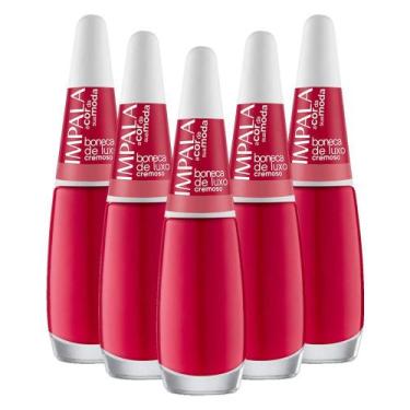 Imagem de Kit 5 Esmaltes Coleção A Cor da Sua Moda Cor Boneca de Luxo Impala