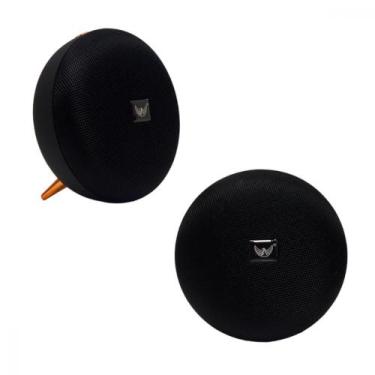 Imagem de Caixa De Som Rgb Led Portatil Bluetooth Al-1999 - Altomex, Preto