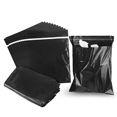 Imagem de Sacos de lixo descartáveis, pacote com 50 sacos de lixo de carro, sacos de vômito autoadesivos, sacos de lixo para carros, cozinhas, quartos, escritórios, durante viagens e acampamento (24 x 30 cm)