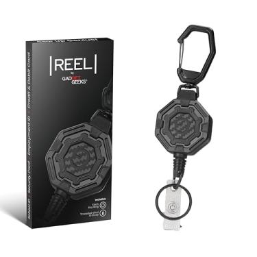 Imagem de O melhor porta-crachá retrátil para identidade e chaveiro – clipe grande, cabo de aço de 81 cm, durabilidade imbatível - perfeito para escritório, escola, hospital, construção, recreação, 227 g (1