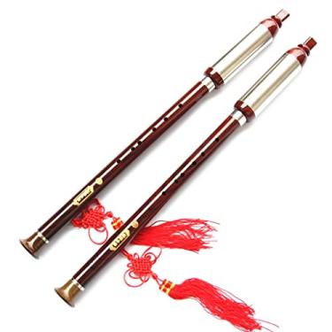 Imagem de Flauta para iniciantes imitação de jacarandá ABS resina bawu flauta vertical chinesa flauta para iniciantes flauta de instrumento de música popular feito à mão para crianças instrumento musical