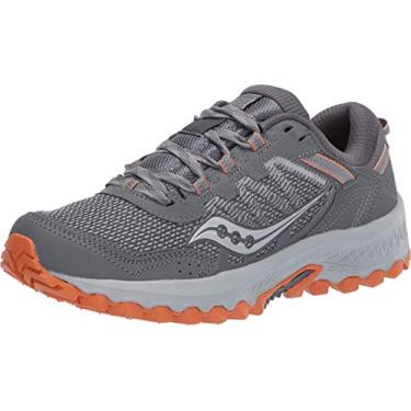 Imagem de Saucony Tênis de corrida masculino Versafoam Excursion Tr13 Road, Cinza/laranja, 9.5