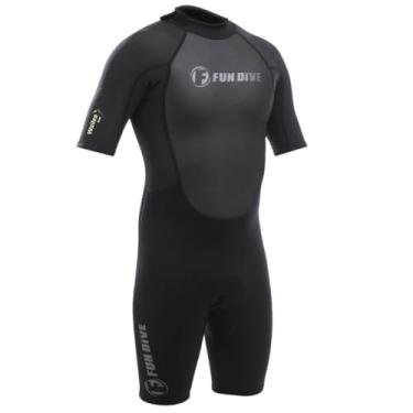 Imagem de Roupa Neoprene Wailea Curto 3mm Fun Dive, Surf Kite Jetski (XX-Grande)