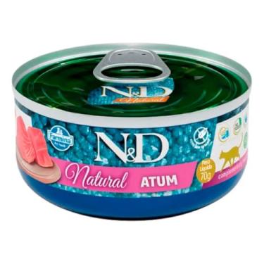 Imagem de N&D Natural para Gatos de Todas as Raças Sabor Atum 70g