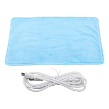 Imagem de Phefop Aquecimento Rápido do Manta de Aquecimento Elétrico de Grafeno, Conector de Energia Isolada Cobertor Aquecido USB para Camping de Viagens Em Casa, Xale de Almofada Formal 50x30cm (#2)