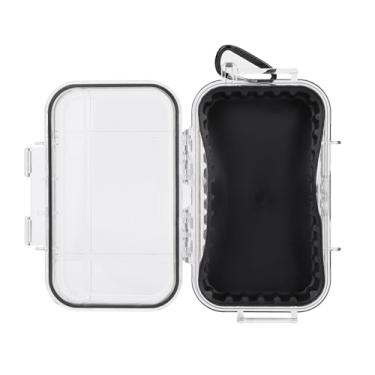 Imagem de Cryfokt Caixa de Armazenamento à Prova d'água Caixa de Armazenamento Ao Ar Livre de Proteção à Prova d'água Proteção Dura Box/Cover Rígida para Barcos Campo de Camping Doméstico (Transparente)