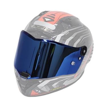 Imagem de Viseira Capacete Ls2 Ff805 Thunder Azul - Visor 1, BRANCO/AZUL