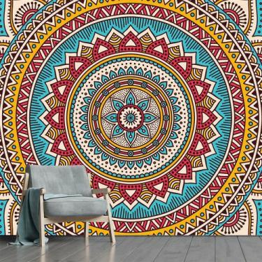 Imagem de Papel de Parede Mandala Decorativa Sala Painel - 282pcp - Allodi