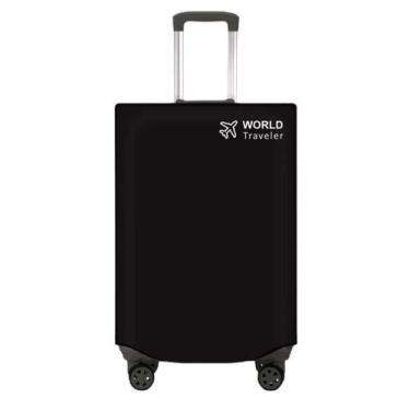 Imagem de Capa mala p pequena viagem bordo bagagem 10kg tnt - MALA CERTA, Preto