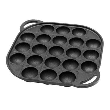 Imagem de Baoblaze Fabricante de Takoyaki Panela Utensílios de Cozinha Forno Ferro Fundido Fabricante de Bolinhas de Polvo Placa de Cozinha Ferramentas de Assar
