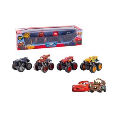 Imagem de Crianças Disney Pixar Cars 4pcs Conjunto De Veículo De Liga Pullback L