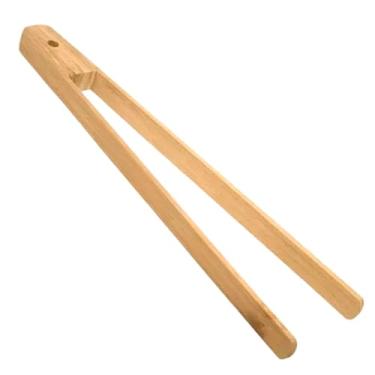 Imagem de Pegador de Bambu para Pegador de Salada, Pegadors de Macarrão, Churrasco e Mais - Pinça Cozinha e Culinária Utensílio Multiuso Natural Sustentável